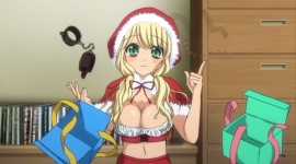 Big Tits Blonde Miss Hentai Video Santa | Hentai Video